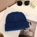 Wholesale Candy Color Polyester Warm Knit Hat JDC-FH-NLS005 Fashionhat 倪罗诗 blue 55-60cm Wholesale Jewelry JoyasDeChina Joyas De China