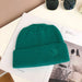 Wholesale Candy Color Polyester Warm Knit Hat JDC-FH-NLS005 Fashionhat 倪罗诗 green 55-60cm Wholesale Jewelry JoyasDeChina Joyas De China