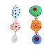 Wholesale candy color resin earrings JDC-ES-JQ190 Earrings 佳琪 gold Wholesale Jewelry JoyasDeChina Joyas De China
