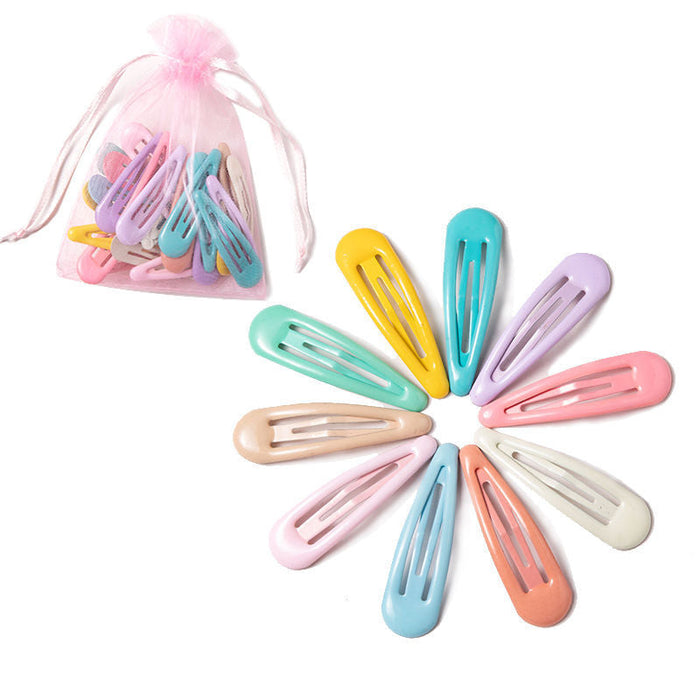 Wholesale candy-colored alloy Hair Clips JDC-HC-GSHX040 Hair Clips JoyasDeChina Light color (pack of 10) Wholesale Jewelry JoyasDeChina Joyas De China
