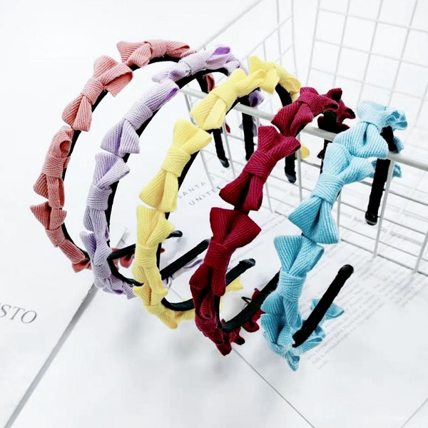Bulk Jewelry Wholesale candy-colored bow hoops JDC-HD-O025 Wholesale factory from China YIWU China