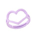 Wholesale candy-colored heart-shaped copper plating rings JDC-RS-AS292 Rings JoyasDeChina light purple adjustable Wholesale Jewelry JoyasDeChina Joyas De China
