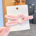 Wholesale candy-colored woolen bowknot fabric Hair Clips JDC-HC-i327 Hair Clips JoyasDeChina 2# Pink Rabbit Wholesale Jewelry JoyasDeChina Joyas De China