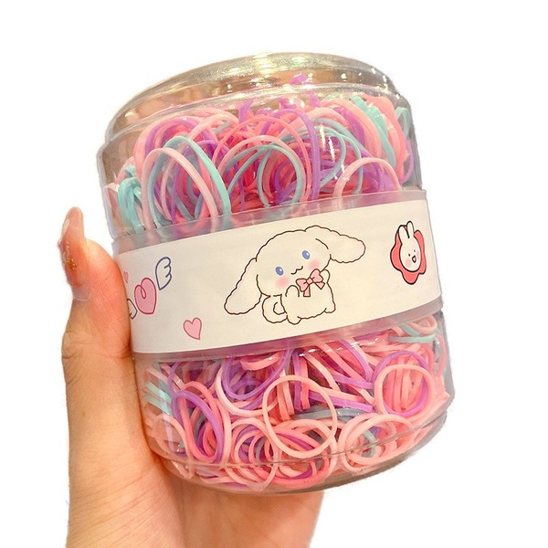 Wholesale canned children's high elastic rubber band Hair Scrunchies JDC-HS-i349 Hair Scrunchies JoyasDeChina Wholesale Jewelry JoyasDeChina Joyas De China