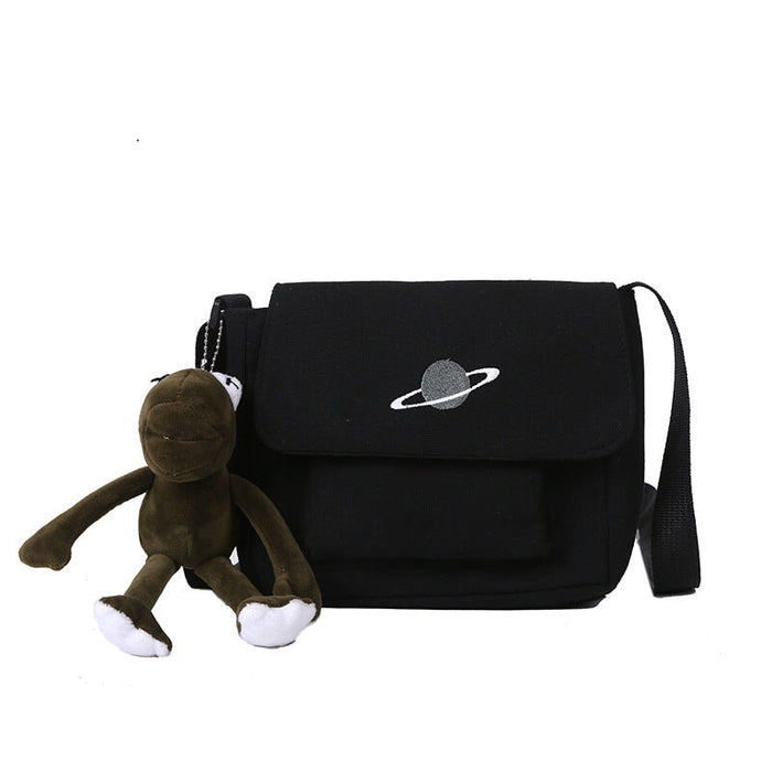 Wholesale canvas cross-body large capacity shoulder bag JDC-SD-MJ004 Shoulder bag 麦嘉 1 Wholesale Jewelry JoyasDeChina Joyas De China