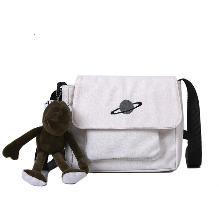 Wholesale canvas cross-body large capacity shoulder bag JDC-SD-MJ004 Shoulder bag 麦嘉 2 Wholesale Jewelry JoyasDeChina Joyas De China