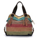 Wholesale canvas rainbow stripe handbags JDC-HB-AT005 Handbags 瑗淘 Wholesale Jewelry JoyasDeChina Joyas De China