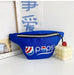 Wholesale canvas small chest bag JDC-SD-KR033 Shoulder Bags 坤然 Pepsi blue Wholesale Jewelry JoyasDeChina Joyas De China