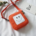 Wholesale Canvas Smiley Cute Messenger Bag JDC-SD-KR045 Shoulder Bags 坤然 orange Wholesale Jewelry JoyasDeChina Joyas De China