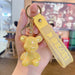 Wholesale Cartoon Acrylic Metal Keychain JDC-KC-JG142 Keychains 金葛 yellow OPP packaging Wholesale Jewelry JoyasDeChina Joyas De China