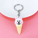 Wholesale cartoon animal ice cream alloy keychain MOQ≥ 10 JDC-KC-yongz008 Keychains 永泽 Wholesale Jewelry JoyasDeChina Joyas De China