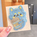 Wholesale cartoon animal wool hairpin JDC-HC-i329 Hair Clips JoyasDeChina 2# Blue Cat. Wholesale Jewelry JoyasDeChina Joyas De China