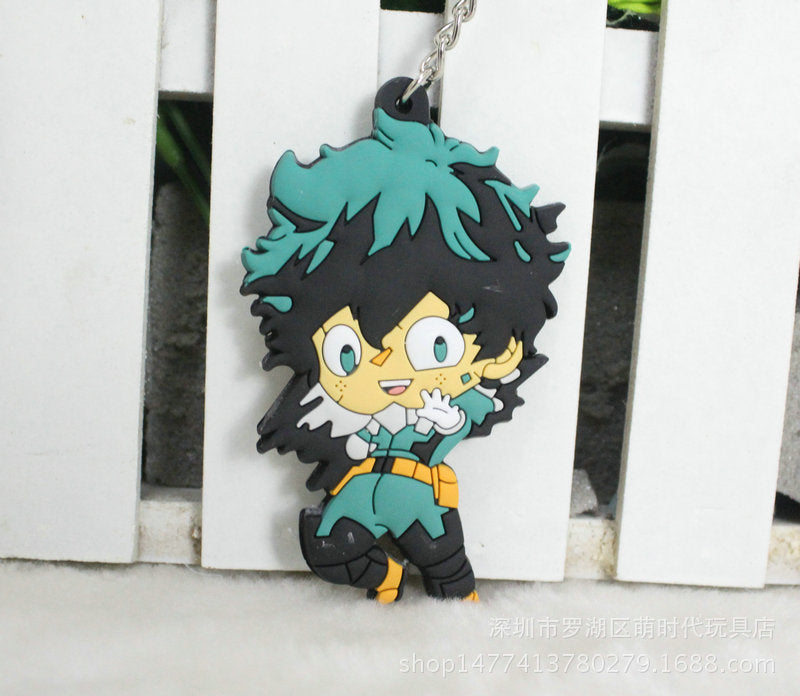 Wholesale cartoon animation silicone Keychains JDC-KC-MSD052 Keychains JoyasDeChina The green valley has been out for a long time 6-8centimeter Wholesale Jewelry JoyasDeChina Joyas De China