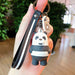Wholesale Cartoon bear doll PVC keychain JDC-KC-JG077 Keychains 金葛 black Bagged Wholesale Jewelry JoyasDeChina Joyas De China
