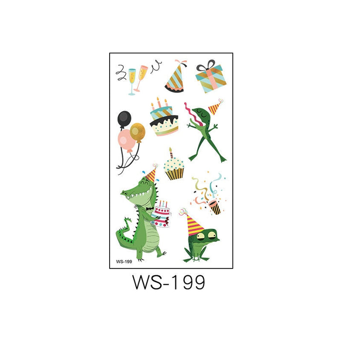 Wholesale Cartoon Birthday Party Waterproof Tattoo Stickers JDC-TS-XLM002 Sticker 星里美 Wholesale Jewelry JoyasDeChina Joyas De China
