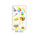 Wholesale Cartoon Birthday Party Waterproof Tattoo Stickers JDC-TS-XLM002 Sticker 星里美 Wholesale Jewelry JoyasDeChina Joyas De China