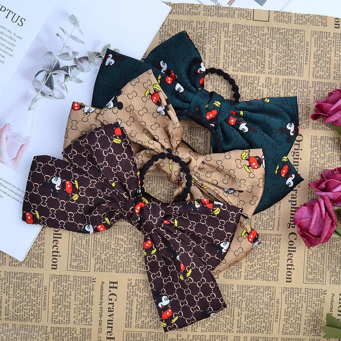 Wholesale cartoon bow back hair scrunchies (F) MOQ≥2 JDC-HS-YL061 Hair Scrunchies 雅伦 Wholesale Jewelry JoyasDeChina Joyas De China