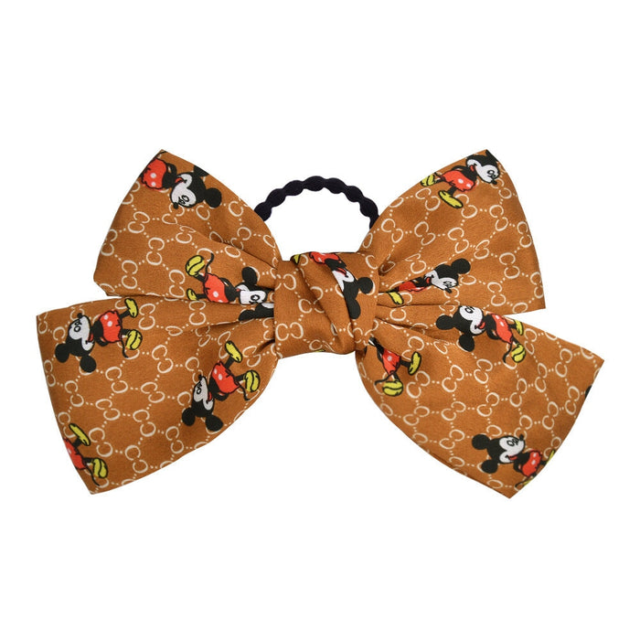 Wholesale cartoon bow back hair scrunchies (F) MOQ≥2 JDC-HS-YL061 Hair Scrunchies 雅伦 MOQ2 04 Wholesale Jewelry JoyasDeChina Joyas De China