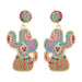 Wholesale Cartoon Cactus Alloy Earrings JDC-ES-JQ160 Earrings JoyasDeChina color Wholesale Jewelry JoyasDeChina Joyas De China