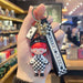 Wholesale Cartoon chessboard girl keychain PVC JDC-KC-JG071 Keychains 金葛 black Bagged Wholesale Jewelry JoyasDeChina Joyas De China