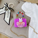 Wholesale cartoon children silicone shoulder bag JDC-SD-JiaQ070 Shoulder Bags 家庆 purple Wholesale Jewelry JoyasDeChina Joyas De China
