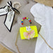 Wholesale cartoon children silicone shoulder bag JDC-SD-JiaQ070 Shoulder Bags 家庆 yellow Wholesale Jewelry JoyasDeChina Joyas De China