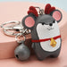 Wholesale Cartoon Christmas Resin Keychain JDC-KC-WS026 Keychains 围颂 Bell rat OPP bag Wholesale Jewelry JoyasDeChina Joyas De China