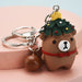 Wholesale Cartoon Christmas Resin Keychain JDC-KC-WS026 Keychains 围颂 Christmas tree bear OPP bag Wholesale Jewelry JoyasDeChina Joyas De China