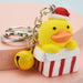Wholesale Cartoon Christmas Resin Keychain JDC-KC-WS026 Keychains 围颂 duck OPP bag Wholesale Jewelry JoyasDeChina Joyas De China