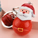Wholesale Cartoon Christmas Resin Keychain JDC-KC-WS027 Keychains 围颂 Red snowman OPP bag Wholesale Jewelry JoyasDeChina Joyas De China