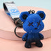 Wholesale Cartoon Color Bear Resin Keychain JDC-KC-WS028 Keychains 围颂 blue Wholesale Jewelry JoyasDeChina Joyas De China