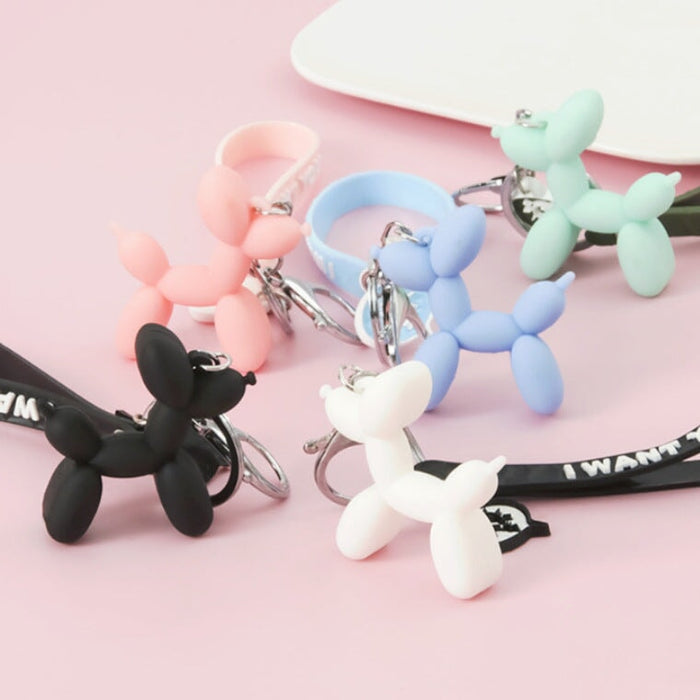 Wholesale Cartoon Cute Epoxy Balloons Dog Keychain JDC-KC-HongW001 Keychains 鸿文 Wholesale Jewelry JoyasDeChina Joyas De China