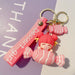Wholesale cartoon cute girl PVC keychain JDC-KC-JG099 Keychains 金葛 pink Bagged Wholesale Jewelry JoyasDeChina Joyas De China