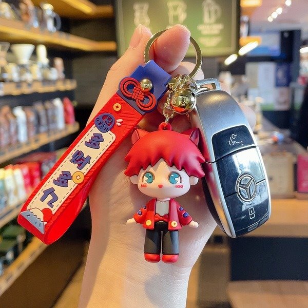 Wholesale Cartoon doll doll keychain PVC JDC-KC-JG062 Keychains 金葛 Wholesale Jewelry JoyasDeChina Joyas De China