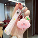 Wholesale cartoon doll small grass cloud soft keychains JDC-KC-GSXM053 Keychains JoyasDeChina pink opp bag packaging Wholesale Jewelry JoyasDeChina Joyas De China