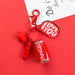 Wholesale Cartoon Drink Metal Rubber Keychain JDC-KC-QiaM003 Keychains 恰美 Wholesale Jewelry JoyasDeChina Joyas De China