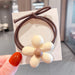 Wholesale cartoon flower bear hair rope JDC-HS-i302 Hair Scrunchies JoyasDeChina 1# white flowers Wholesale Jewelry JoyasDeChina Joyas De China