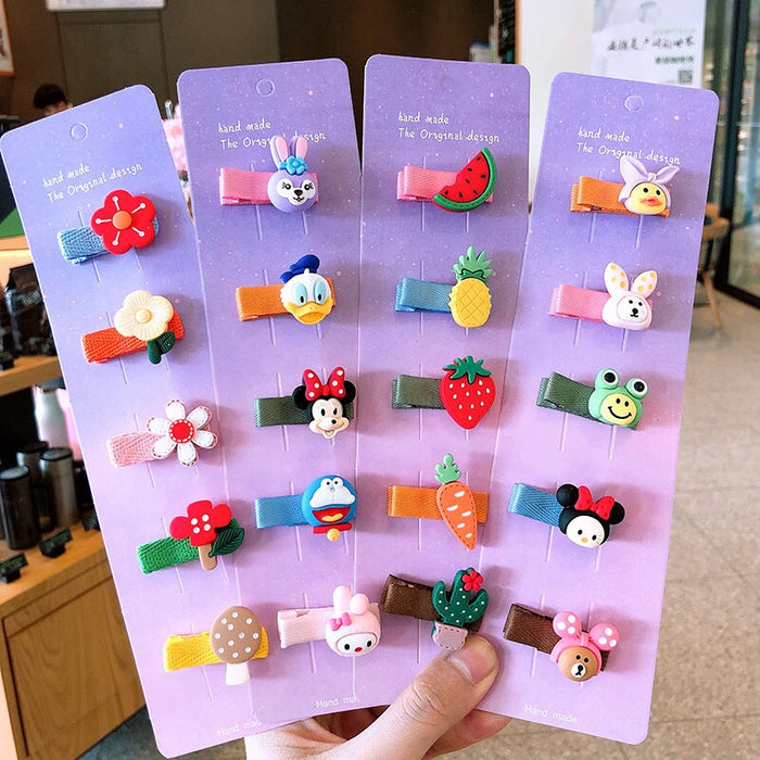 Wholesale Cartoon Flower Kids HairPin JDC-HC-Shij002 Hair Clips 世景 Wholesale Jewelry JoyasDeChina Joyas De China