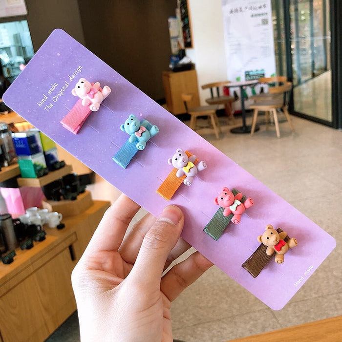 Wholesale Cartoon Flower Kids HairPin JDC-HC-Shij002 Hair Clips 世景 7 Wholesale Jewelry JoyasDeChina Joyas De China