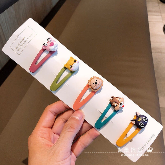 Wholesale Cartoon Kids Resin Acrylic Elastic Hair Scrunchies MOQ≥5 JDC-HS-Shij003 Hair Scrunchies 世景 MOQ5 fenbao set Wholesale Jewelry JoyasDeChina Joyas De China