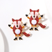 Wholesale cartoon little fox alloy diamond earrings JDC-ES-JQ149 Earrings JoyasDeChina Wholesale Jewelry JoyasDeChina Joyas De China