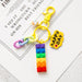 Wholesale Cartoon Love Flowers Plastic Rainbow Building Blocks Keychain JDC-KC-QiaM001 Keychains 恰美 4 Wholesale Jewelry JoyasDeChina Joyas De China