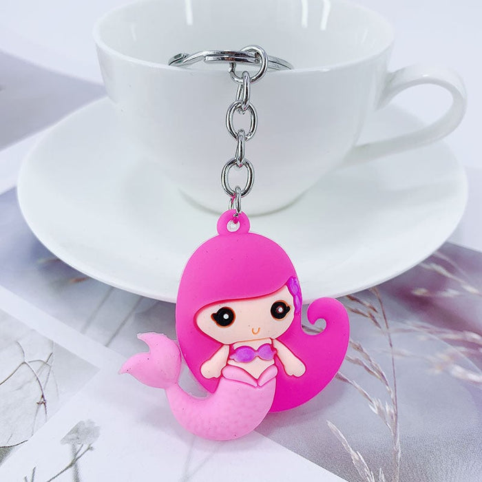 Wholesale cartoon mermaid alloy keychain MOQ≥ 10 JDC-KC-yongz007 Keychains 永泽 11 Wholesale Jewelry JoyasDeChina Joyas De China