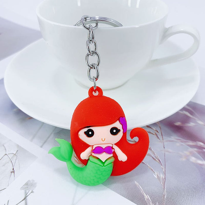 Wholesale cartoon mermaid alloy keychain MOQ≥ 10 JDC-KC-yongz007 Keychains 永泽 33 Wholesale Jewelry JoyasDeChina Joyas De China