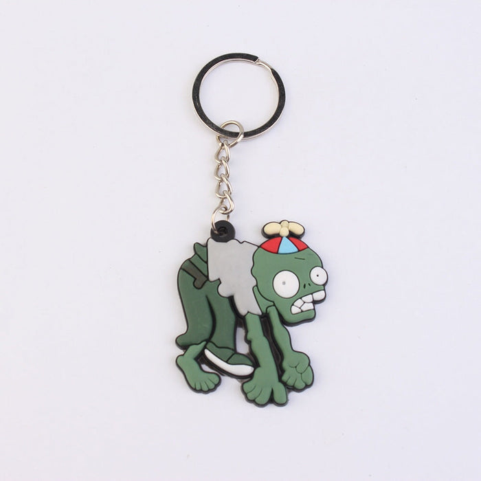 Wholesale Cartoon Plant Zombie Keychain JDC-KC-Kaop006 Keychains 靠谱 10 Wholesale Jewelry JoyasDeChina Joyas De China