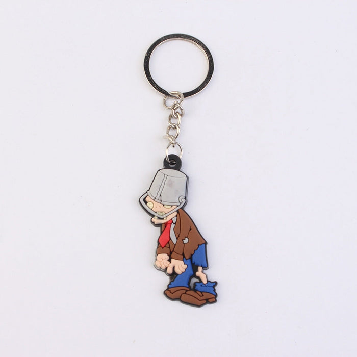 Wholesale Cartoon Plant Zombie Keychain JDC-KC-Kaop006 Keychains 靠谱 Wholesale Jewelry JoyasDeChina Joyas De China