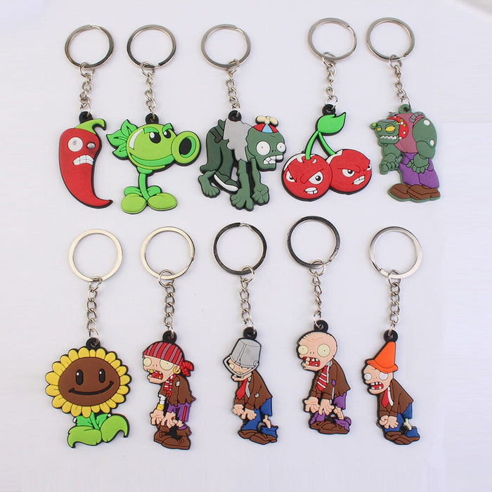 Wholesale Cartoon Plant Zombie Keychain JDC-KC-Kaop006 Keychains 靠谱 Wholesale Jewelry JoyasDeChina Joyas De China