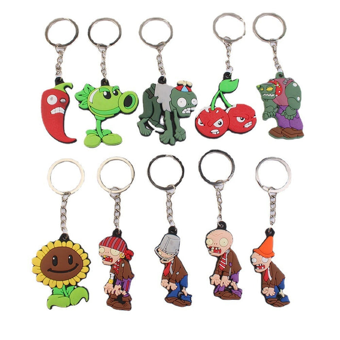 Wholesale Cartoon Plant Zombie Keychain JDC-KC-Kaop006 Keychains 靠谱 Wholesale Jewelry JoyasDeChina Joyas De China