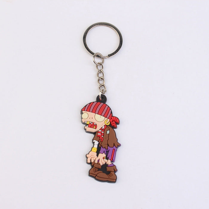 Wholesale Cartoon Plant Zombie Keychain JDC-KC-Kaop006 Keychains 靠谱 Wholesale Jewelry JoyasDeChina Joyas De China