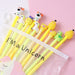 Wholesale cartoon plastic ballpoint pen set of 10 JDC-BP-GSWL003 Ballpoint pen JoyasDeChina yellow 0.5mm Wholesale Jewelry JoyasDeChina Joyas De China